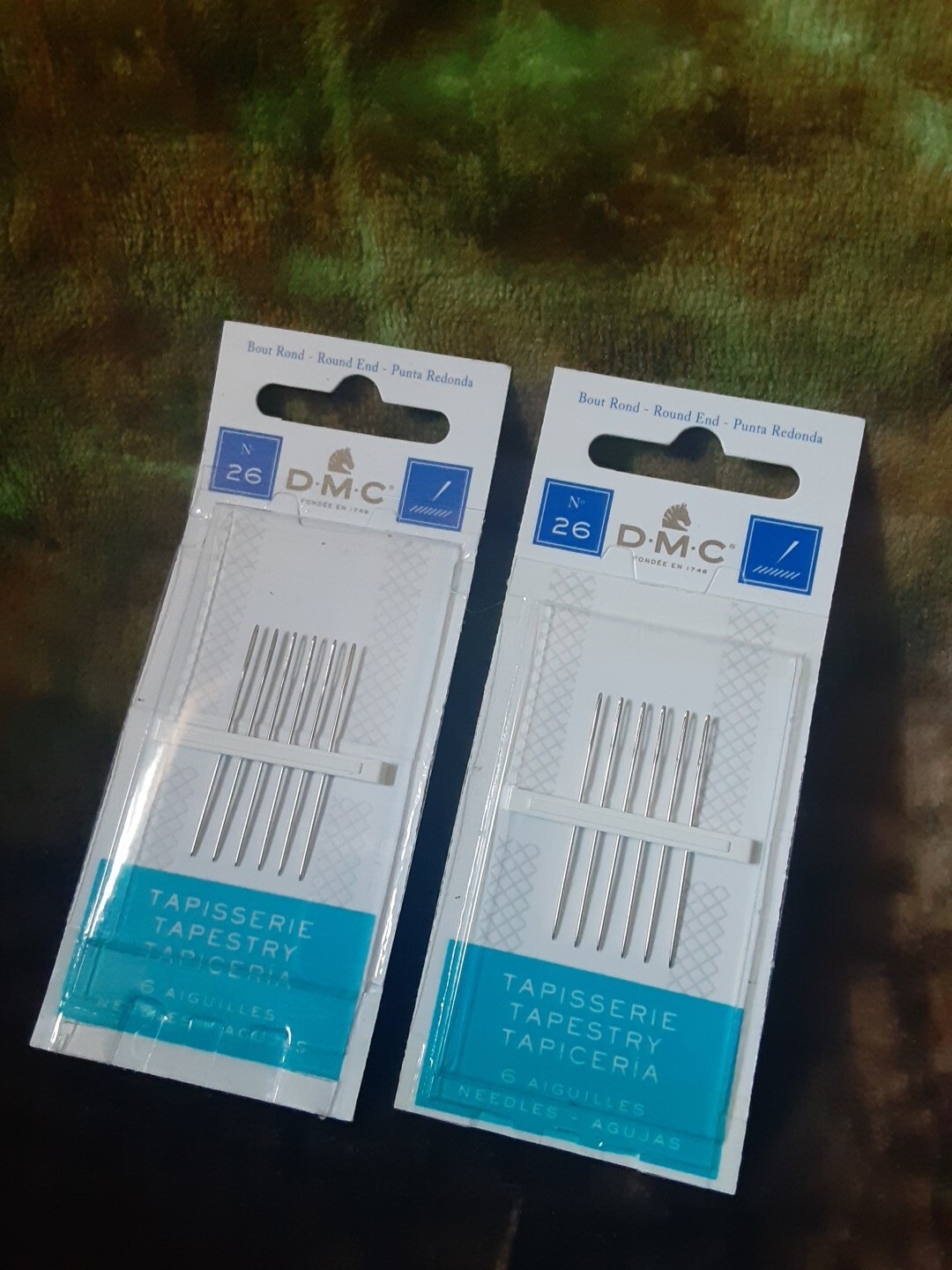 2x - DMC 1767/8  Tapestry Hand Needles - Size #26  - BRAND NEW