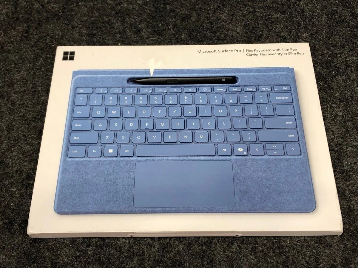 Microsoft Surface Slim Pen (2nd Edition) and Pro Flex Keyboard for Pro Sapphire