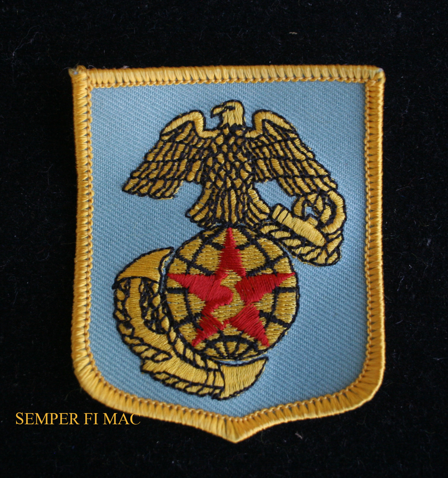 SOUTH VIETNAM MARINES  HAT PATCH VETERAN RVN PIN UP US MARINES RED STAR INFANTRY