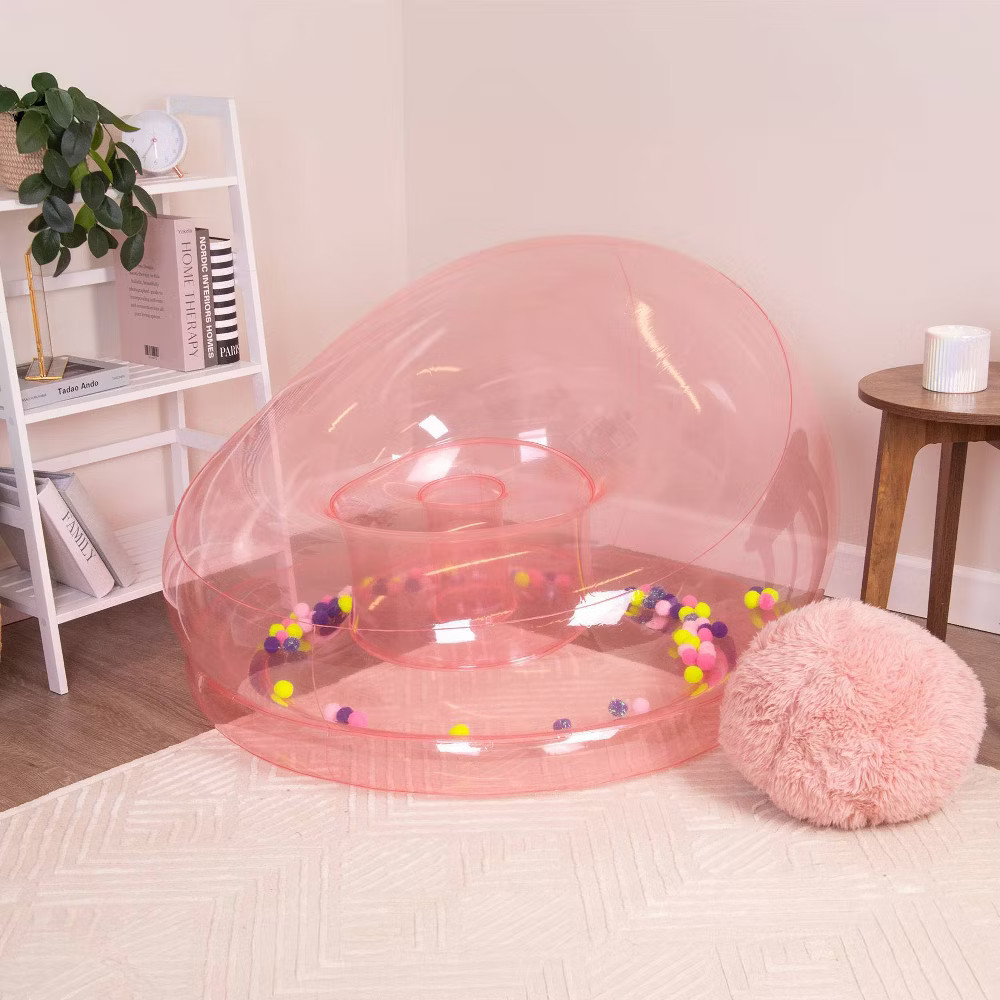 Prism Pom Pom Pink Multi Blow Up Chair