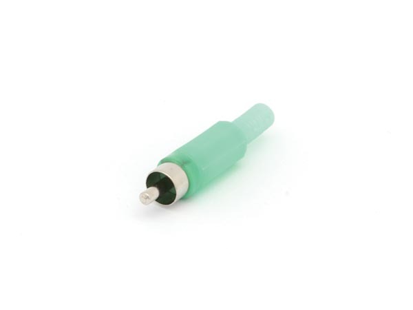 Velleman CA047G PHONO (RCA) PLUG - GREEN