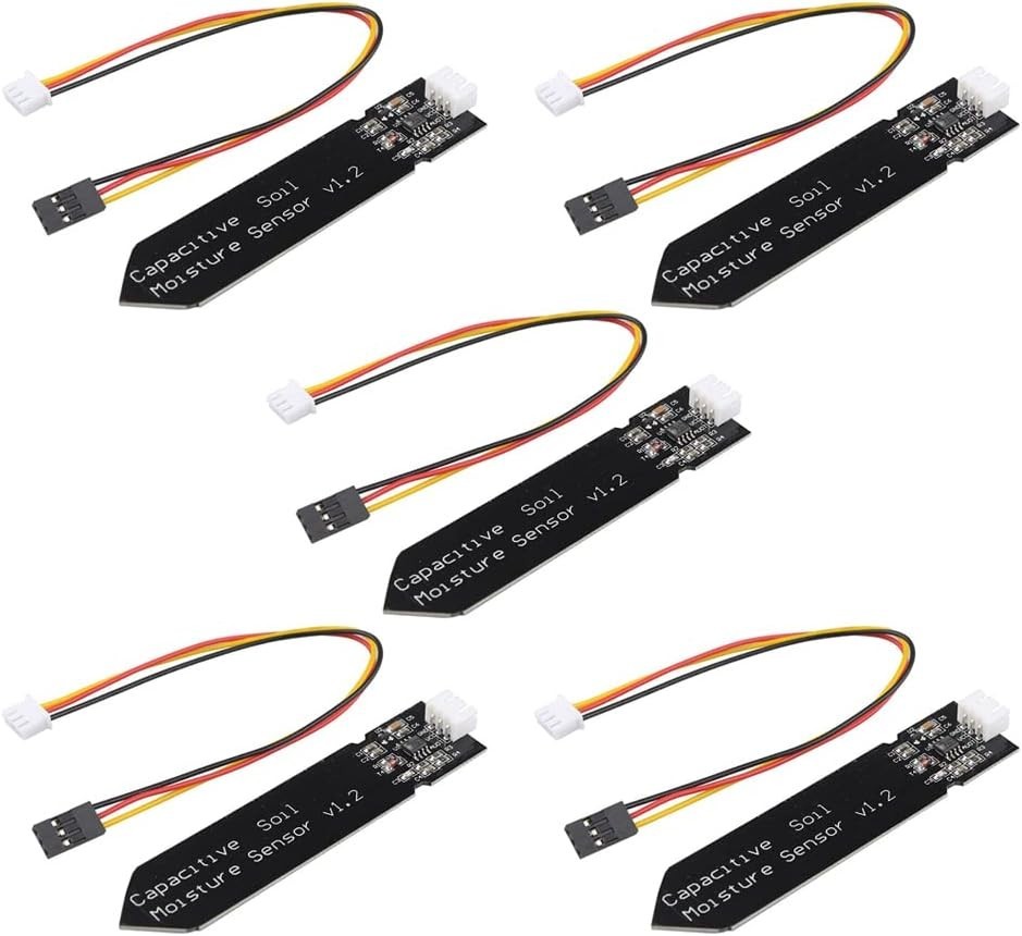 5PCS Capacitive Analog Soil Moisture Sensor Module 3.3~5.5V Corrosion Resista...