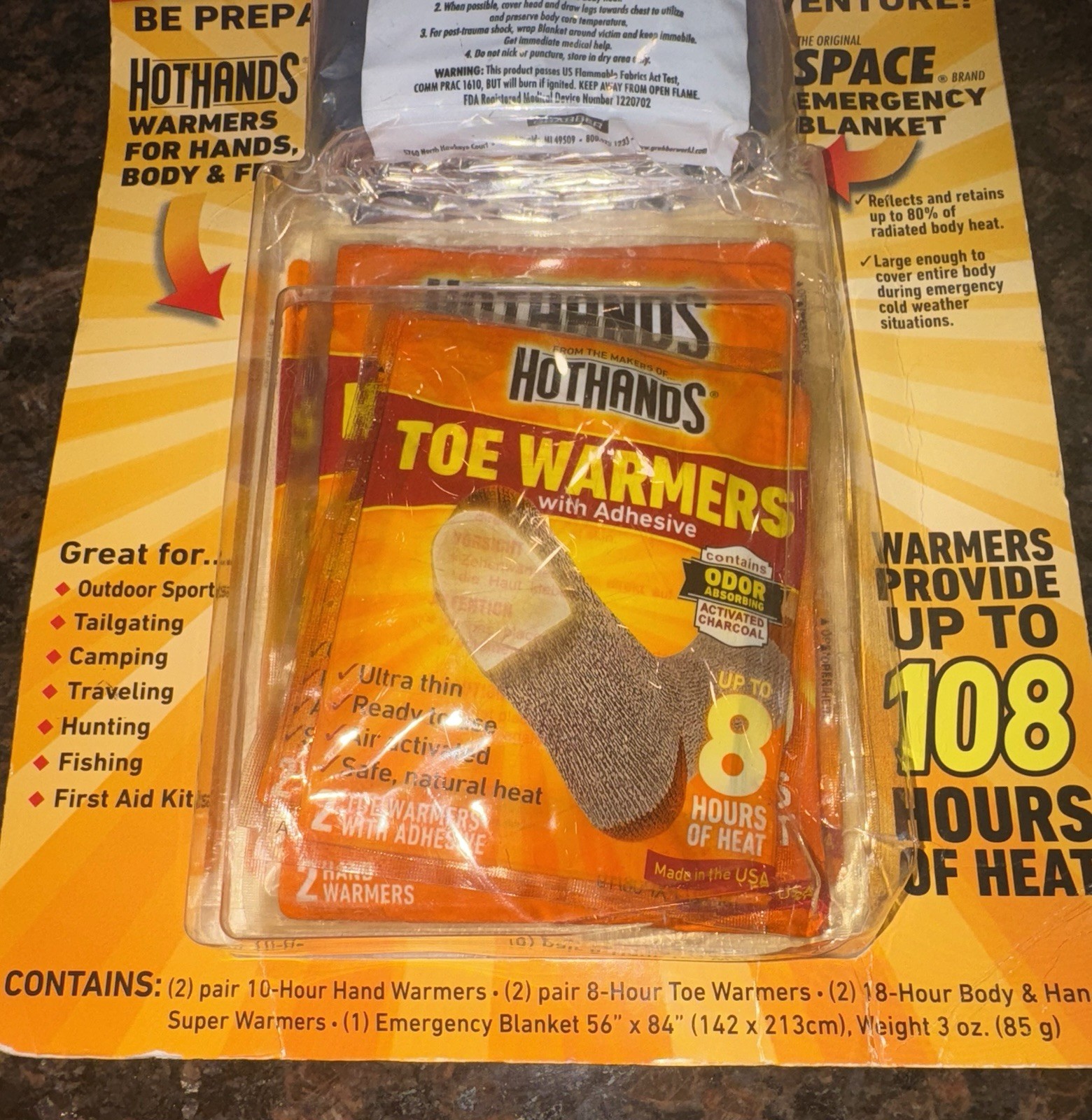 New Hothands Heatmax Cold Weather Pack