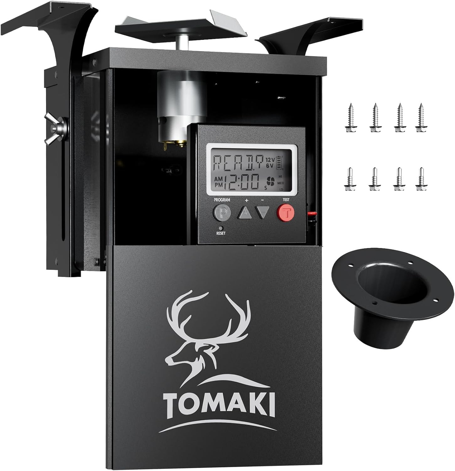 6V Deer Feeder Kit, Motor and Timer Metal Kit, Digital Game Feedertimer, Mountin