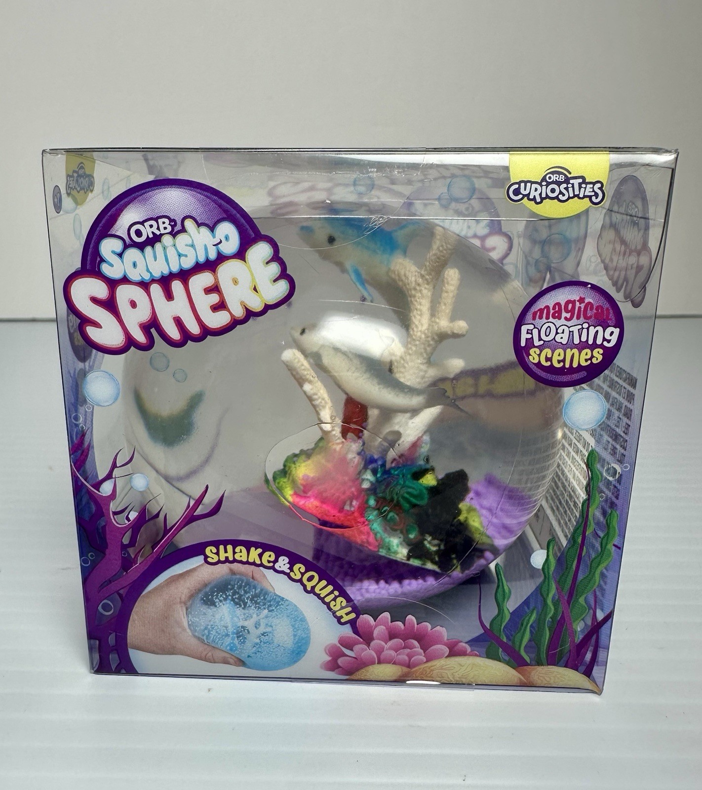 Hard To Find Orb Squish-o Sphere - Dolphins  Aquarium
