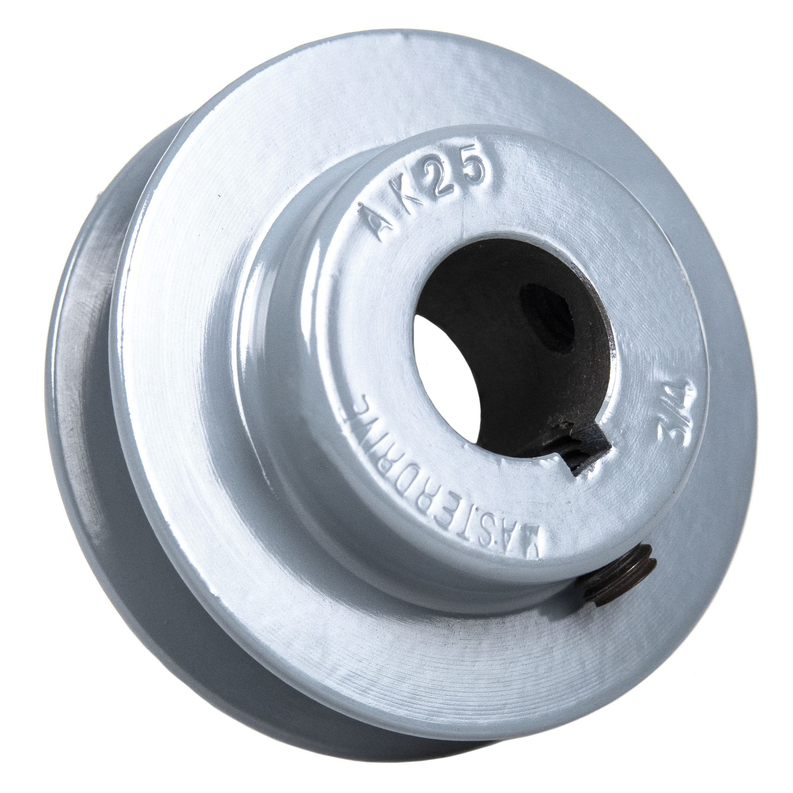 Cast Iron 2.5" Single Groove V Style Section A Belt 4L for 3/4" Shaft Pulley