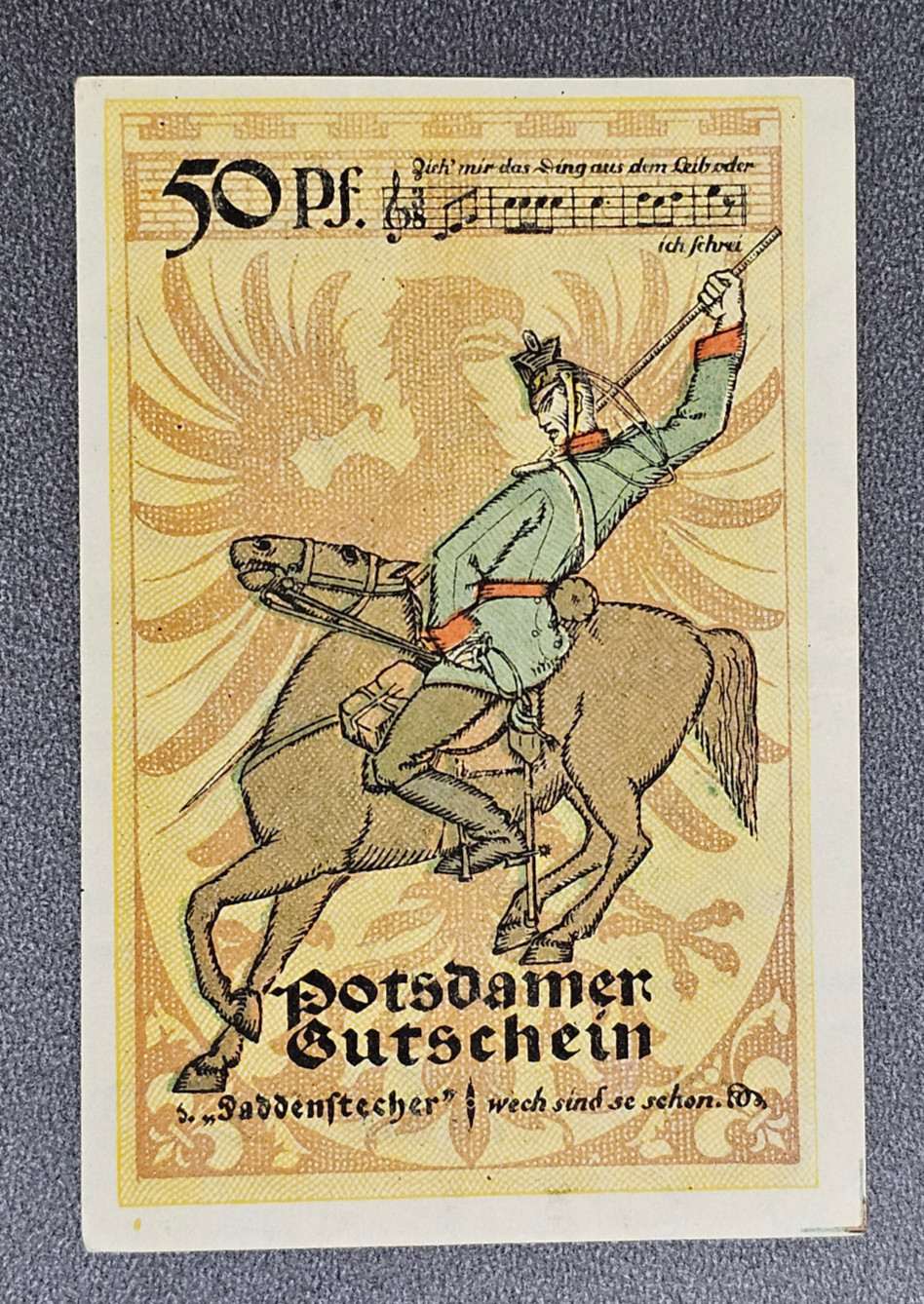 POTSDAM NOTGELD 50 PFENNIG 1921 EMERGENCY MONEY GERMANY BANKNOTE [🇩🇪37143]