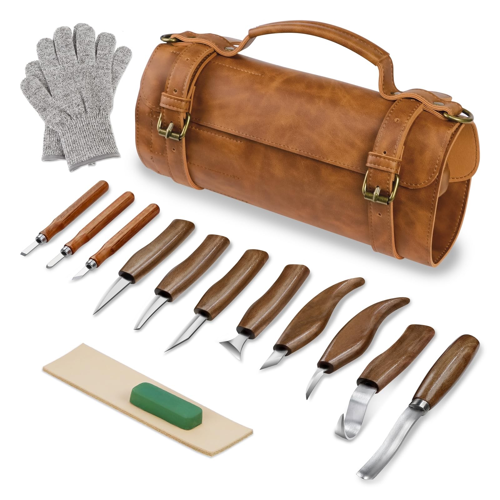 Wood Carving Kit Deluxe-Whittling Knife, Wood Carving Knife Set, Wood Whittli...
