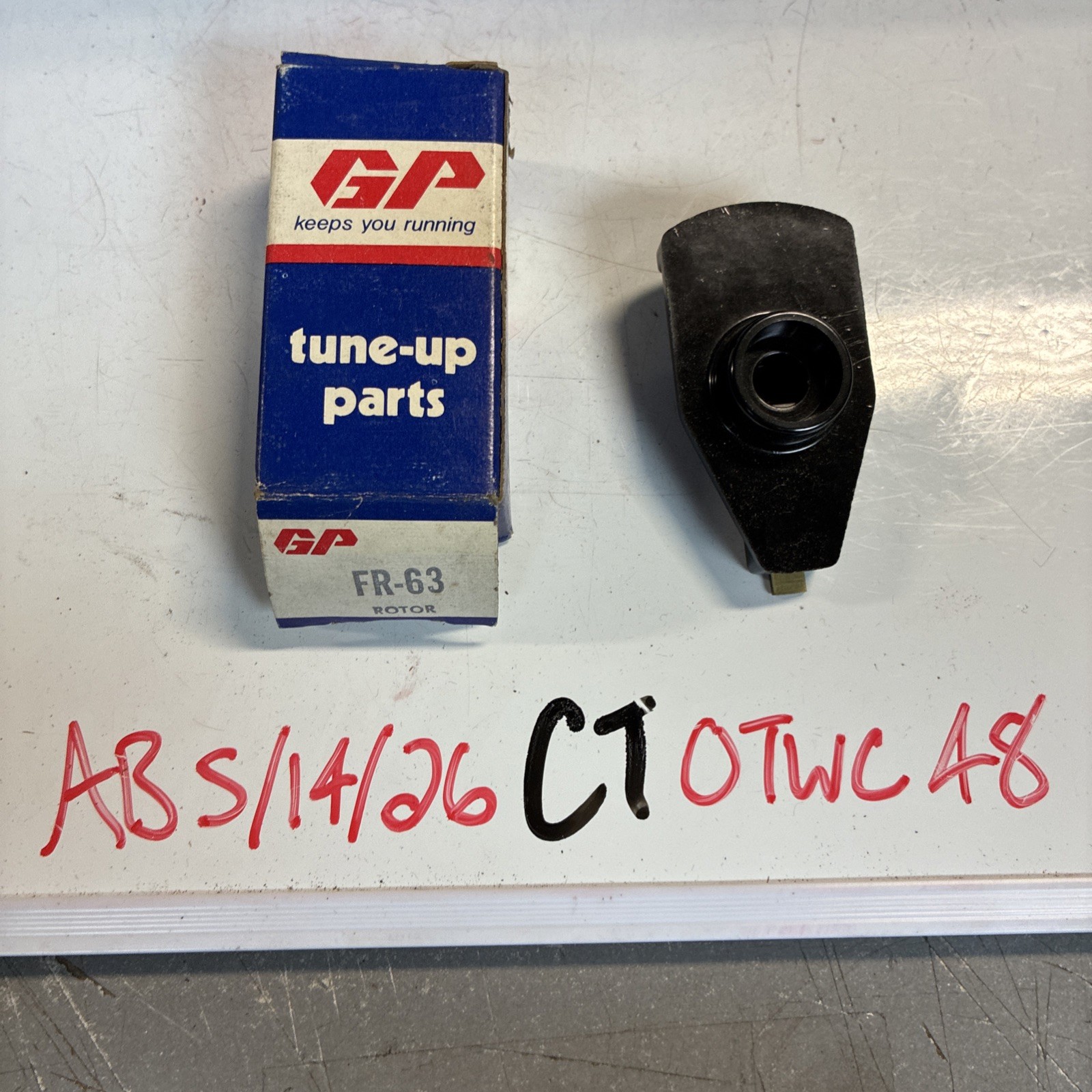 GP FR-63 Distributor Rotor - Guaranteed Parts Tune-Up Replacement - NOS