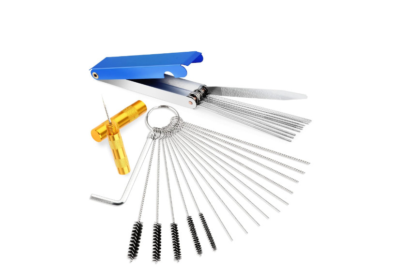 Carburetor Cleaning Kit Torch Tip Cleaner Brush Density Nylon Cleaning Wires Set