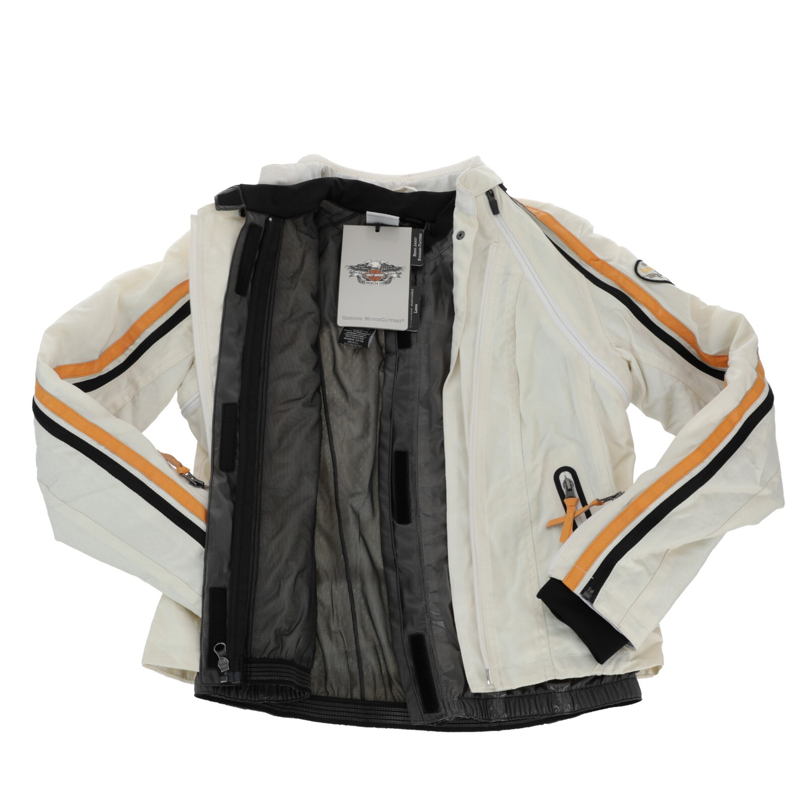 Womens Harley Davidson Cream Jacket Small