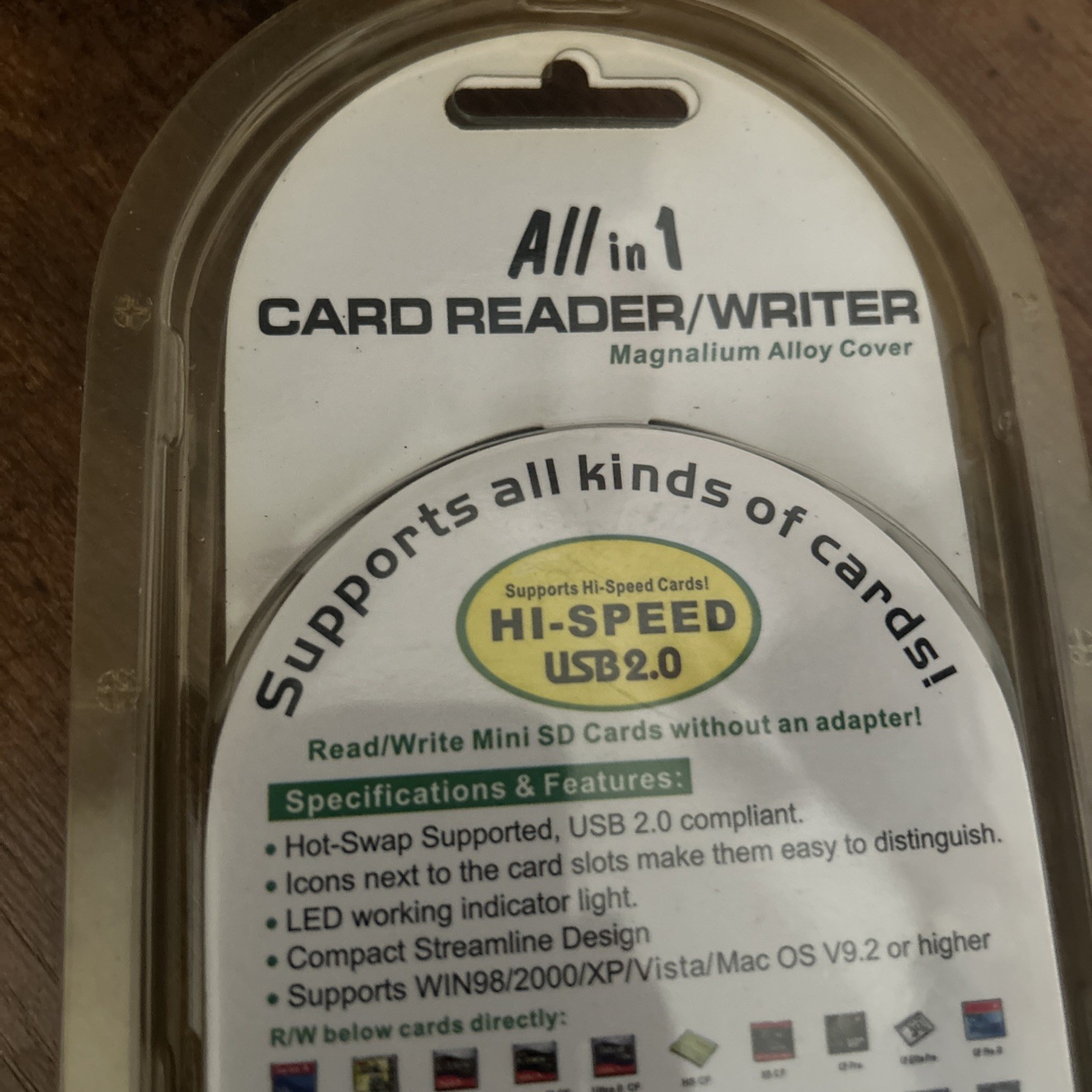 New Cables To Go Card Reader/Writer USB 2.0 USB All In 1