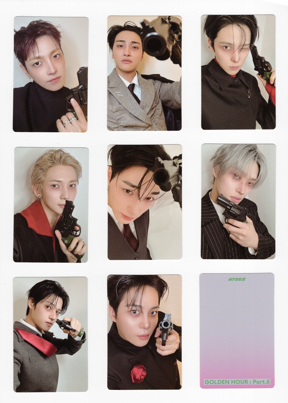 ATEEZ GOLDEN HOUR Part.5 [TOKTOQ] Pocaalbum PREORDER EXCLUSIVE PHOTOCARD