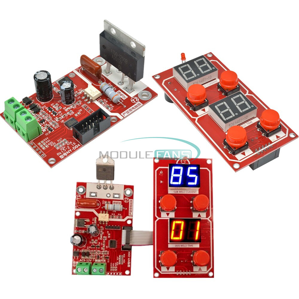 40A/100A NY-D04 Digital Display Spot Welding Machine Time Controller Panel Board