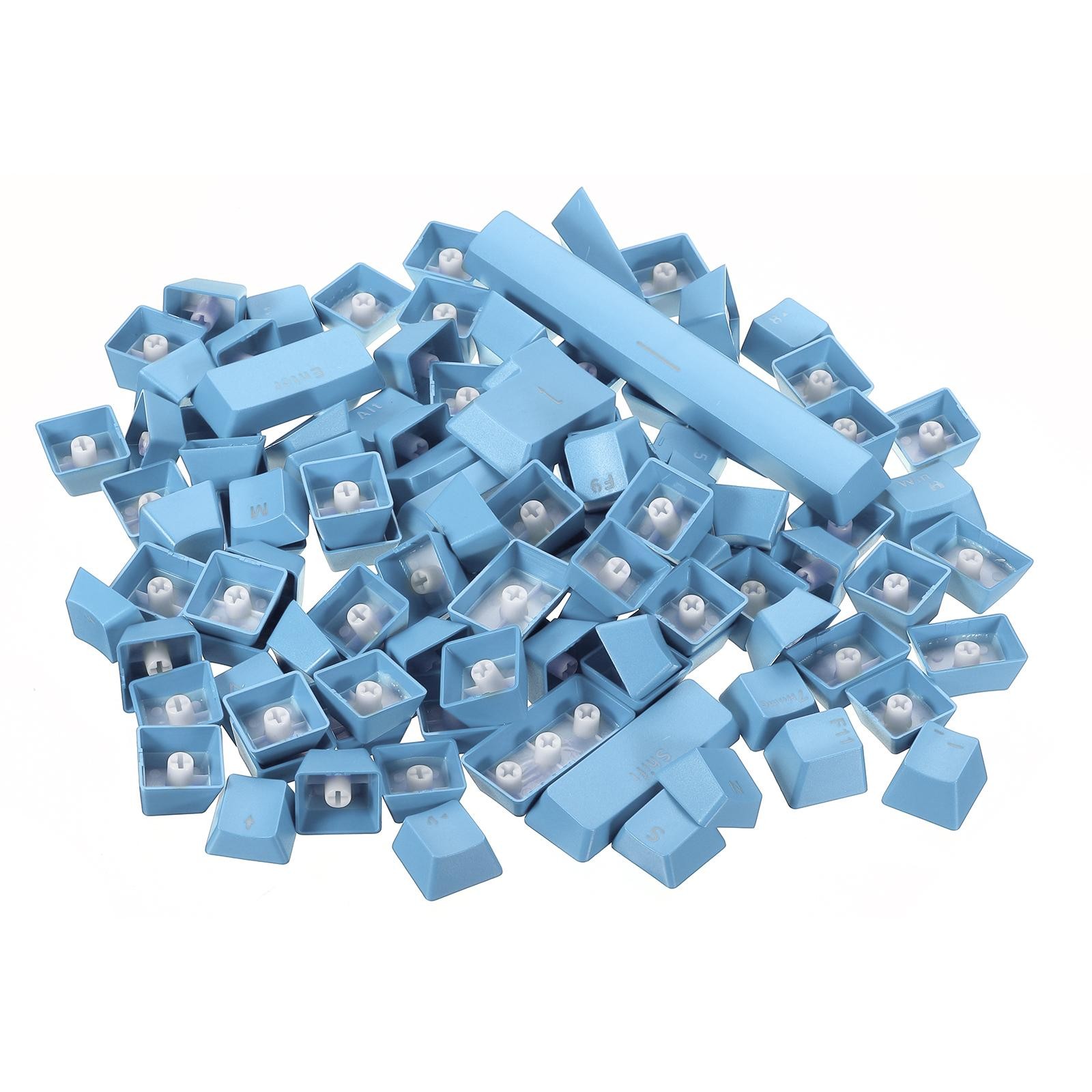 Mechanical Keyboard Keycaps 1 Set Keyboard Replacement ABS 104 Keys, Blue