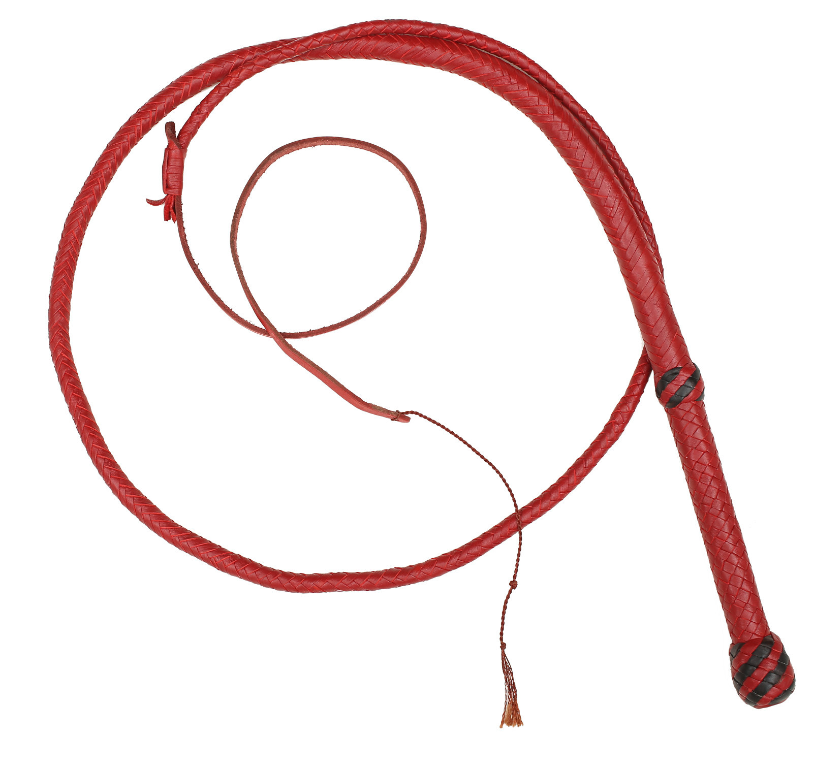 Leather Bullwhip Kangaroo Hide Leather whip Size 6 Feet Long Bullwhip 12 Plaits