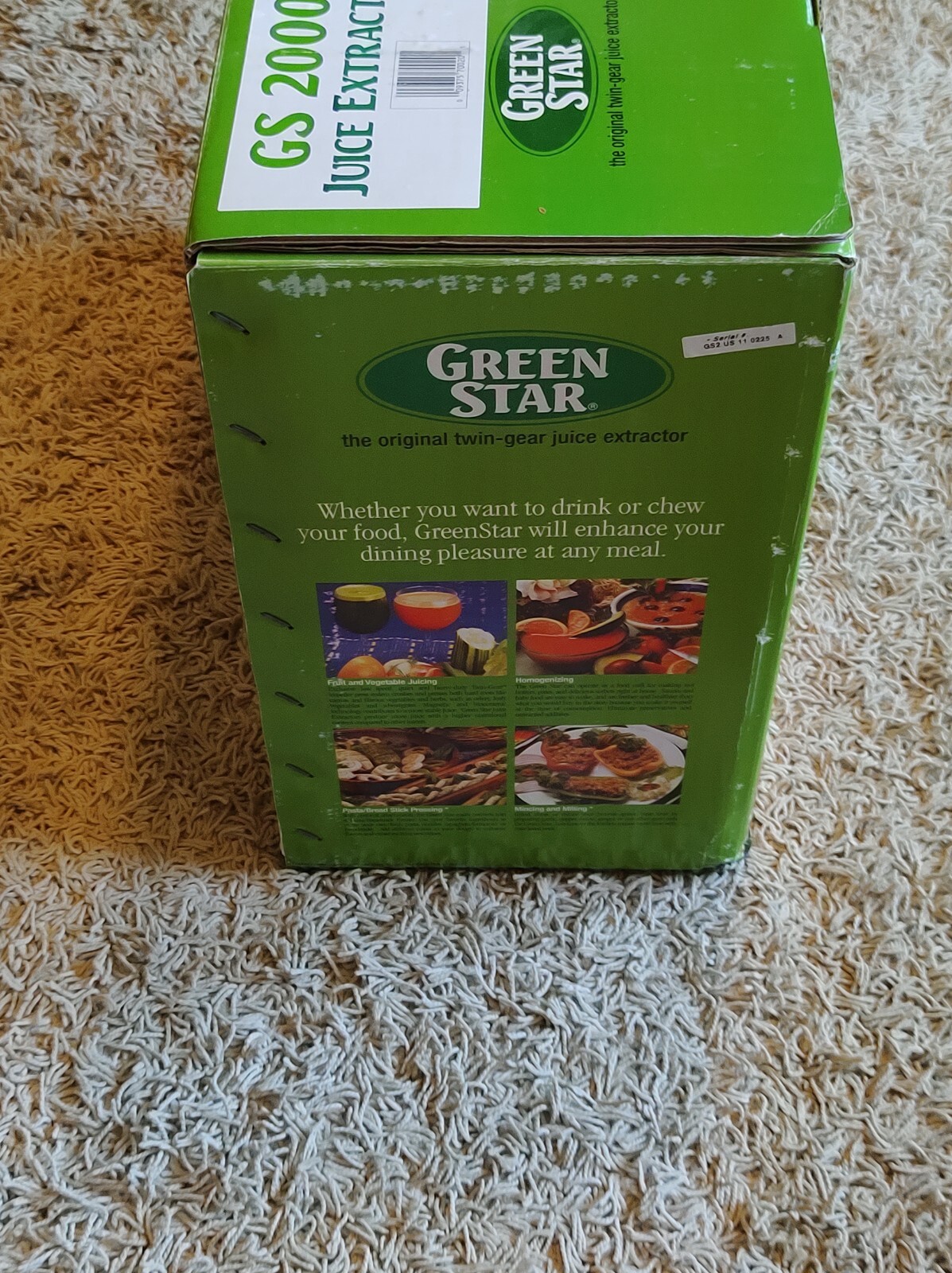 GreenStar Juice Extractor GS 2000 Twin Gear