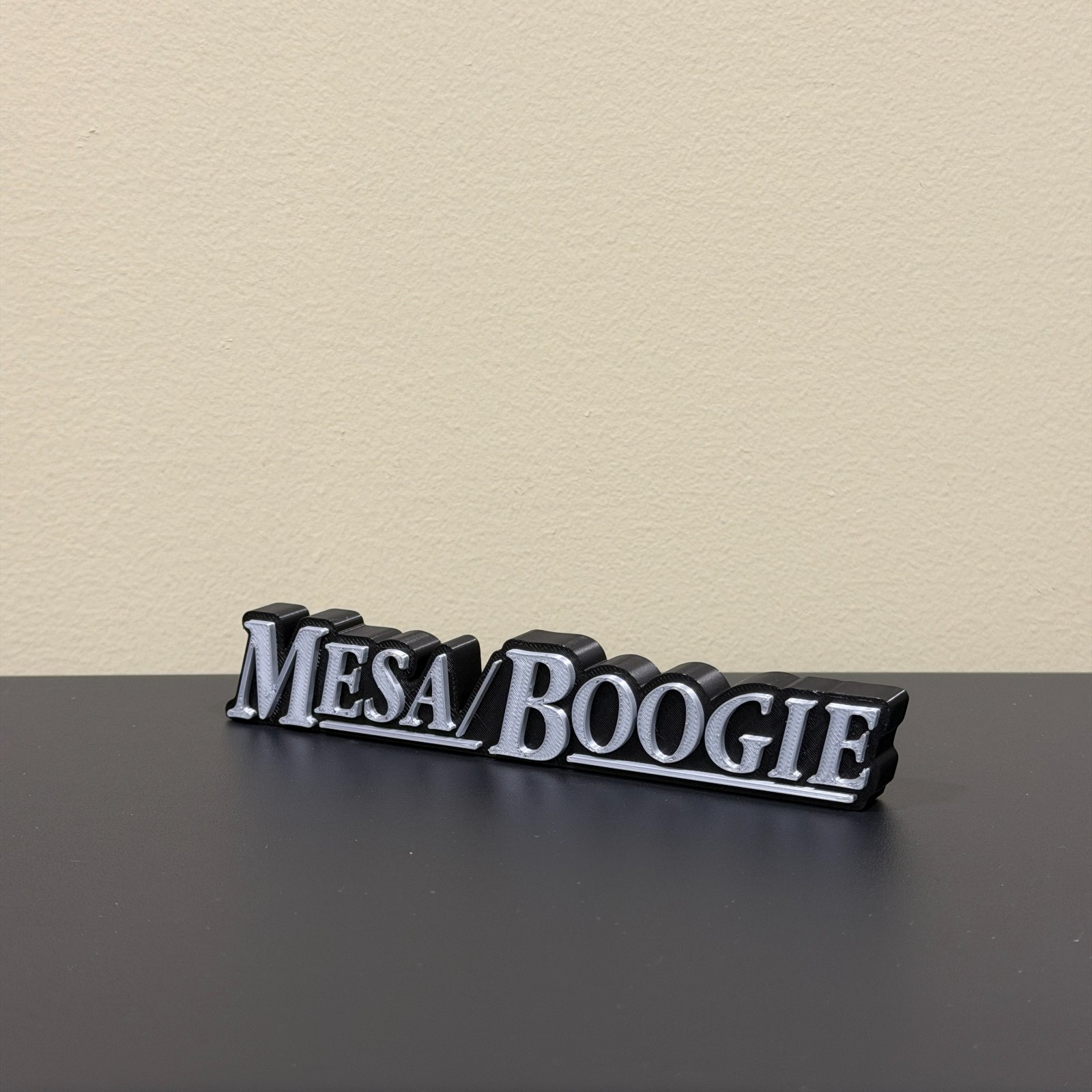 Mesa Boogie decor sign 3D printed display