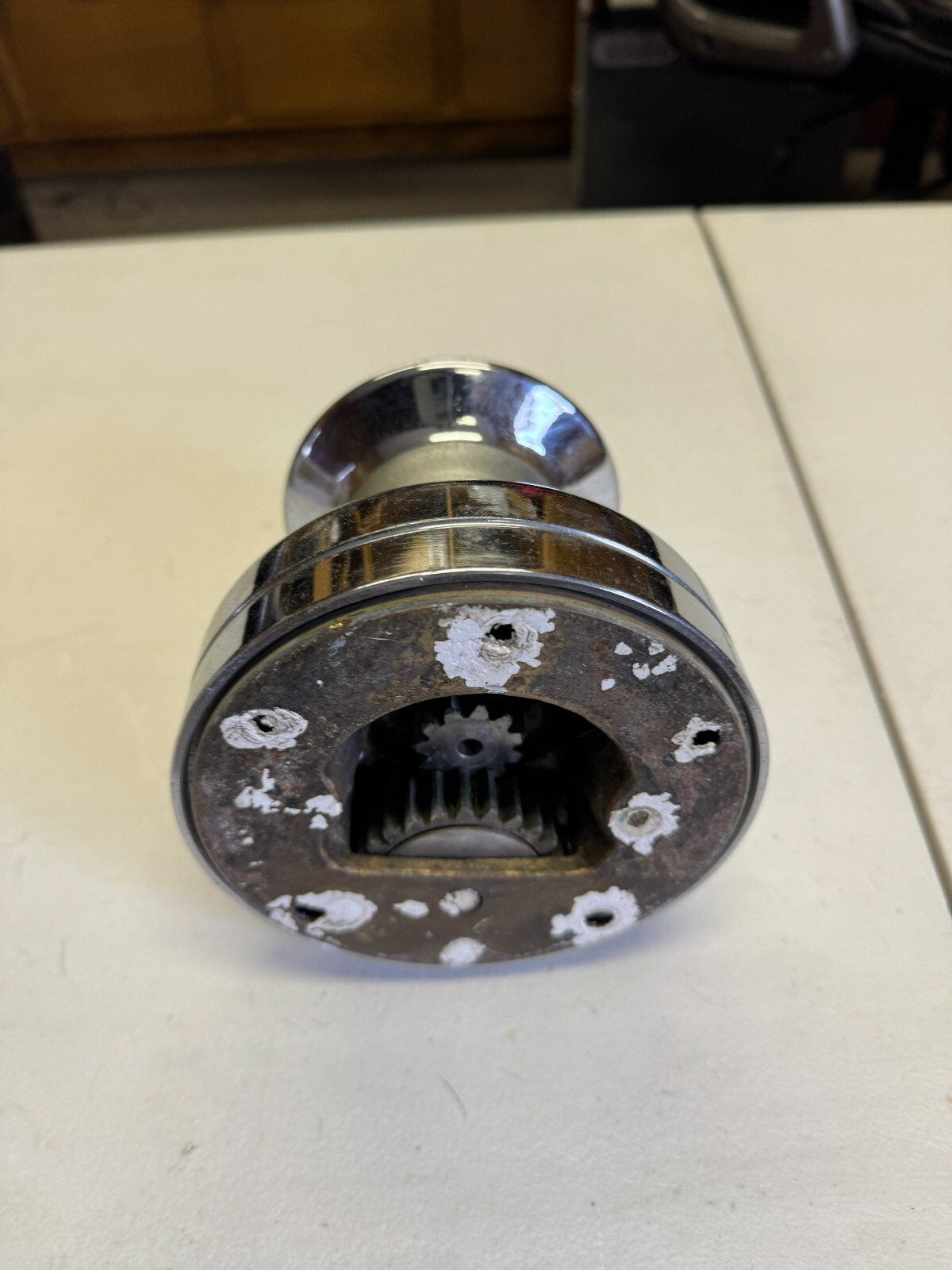 Barient #21 Two Speed Chrome Plated Bronze Winch 21