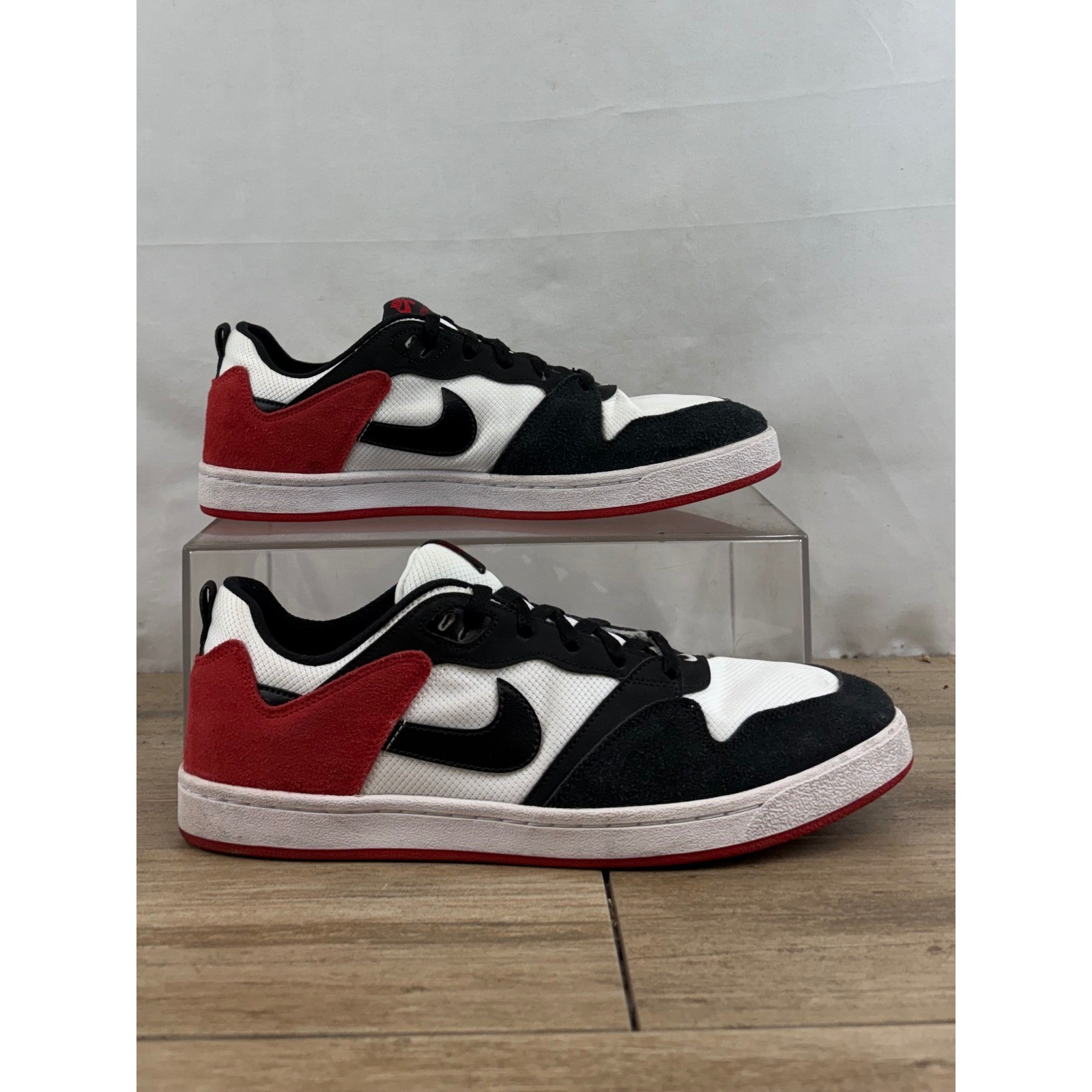 Nike SB Alleyoop Men's Skate Shoes Black White Red Size 11.5 CJ0882 102