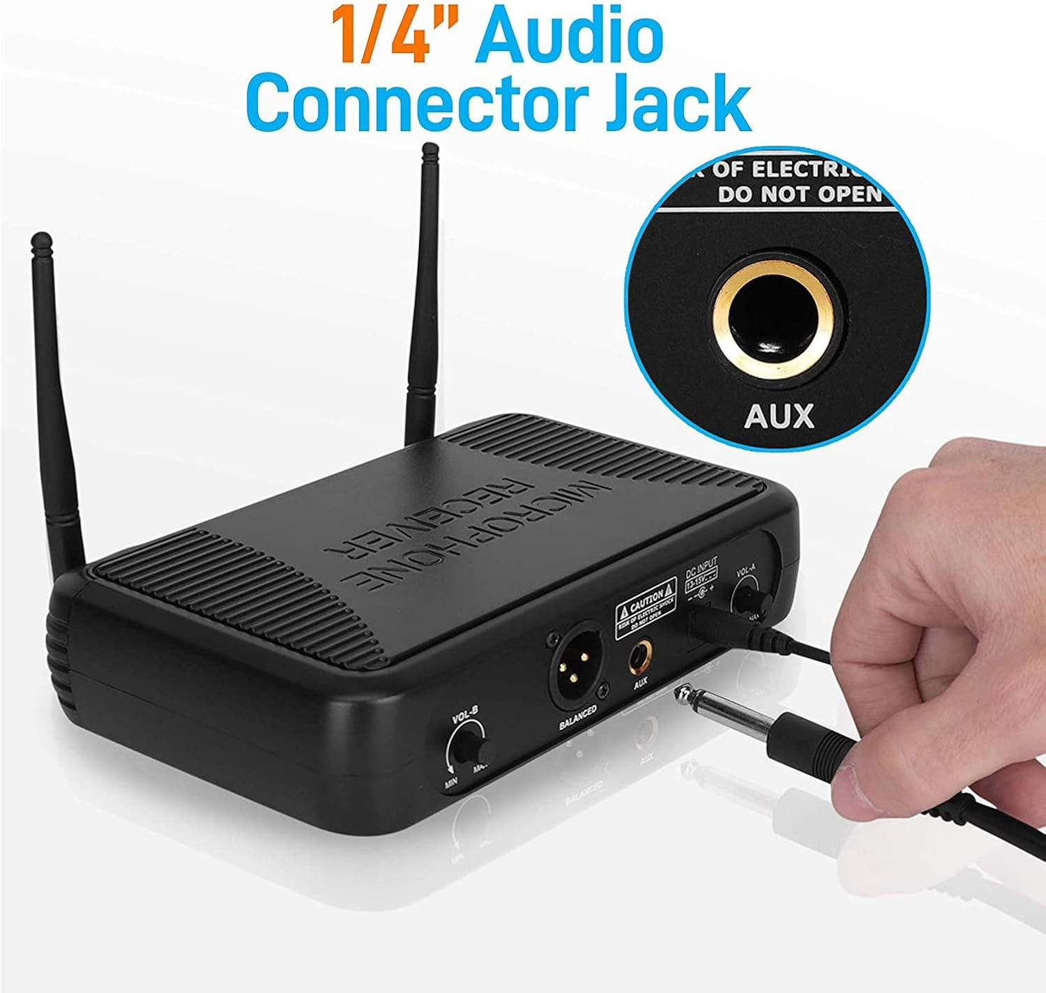Professional Wireless Handheld Microphone System - Dual UHF Band, Wireless, Hand