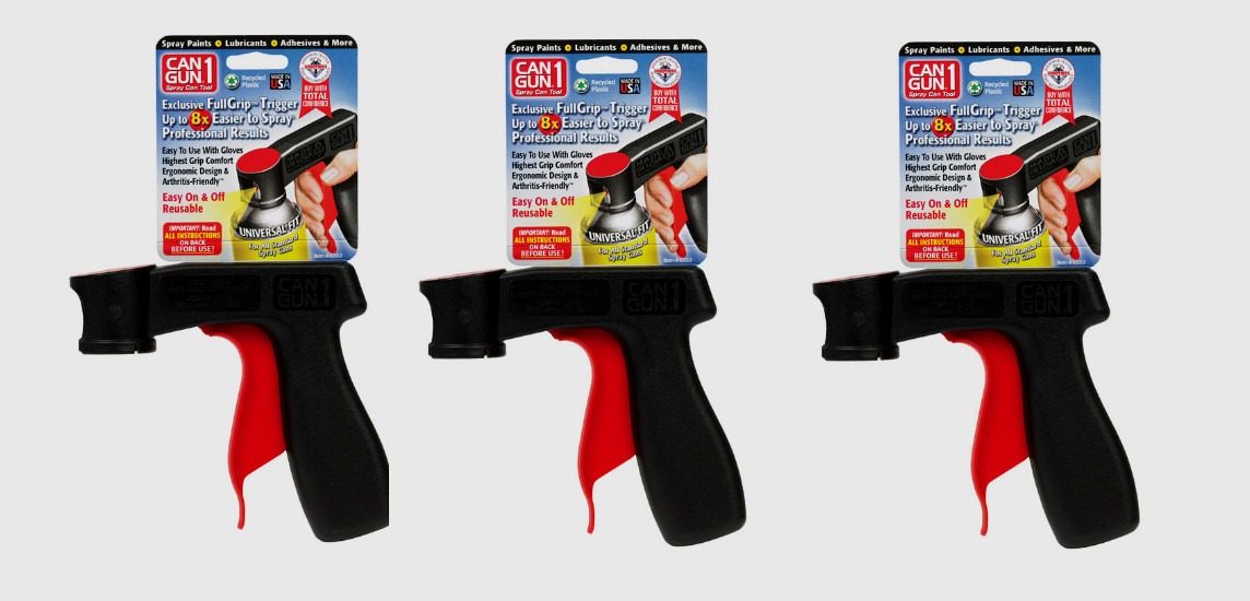 3~ CAN GUN 1 Aerosol Spray Paint Can Premium Handle Full Grip Trigger  02012