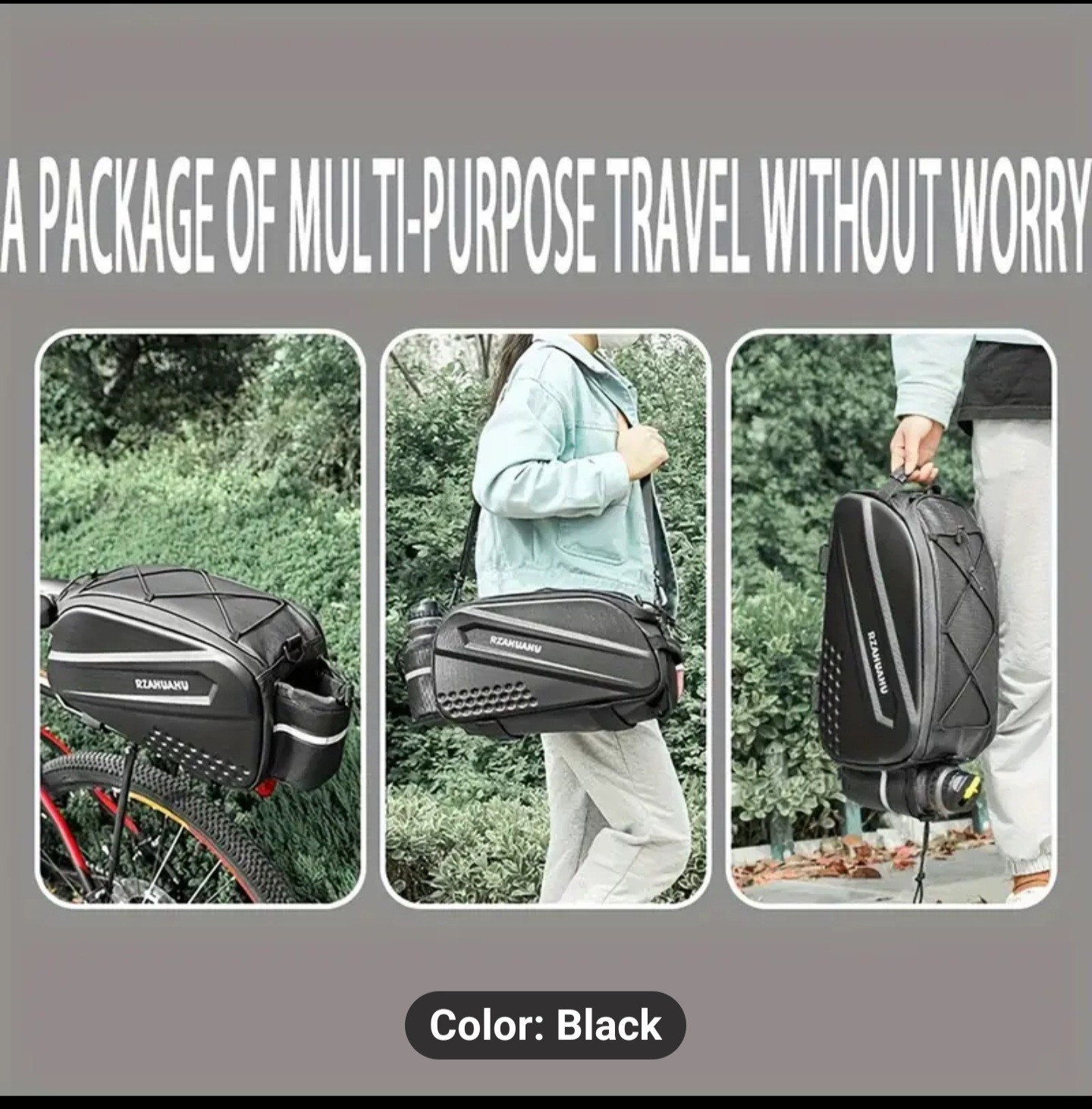 Rear Rack Carrier Trunk Bag