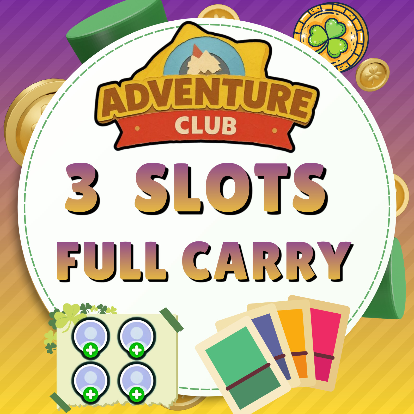 ADVENTURE CLUB  Vikings Event Full Carry Guaranteed Win