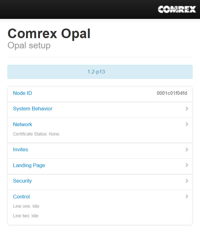 Comrex Opal Broadcast Digital Wideband Codec 2-Line Opus Audio Over IP Endpoint
