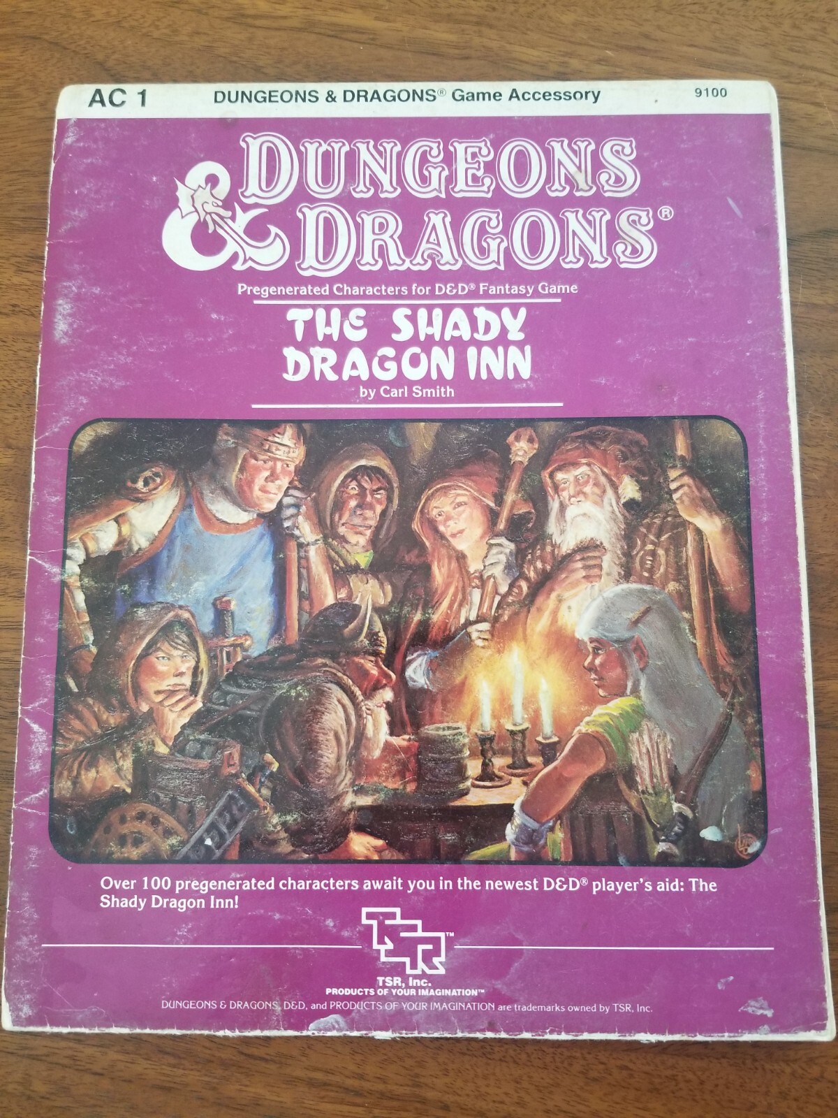 D&D AC1 The Shady Dragon Inn - Dungeons & Dragons Accessory TSR 9100