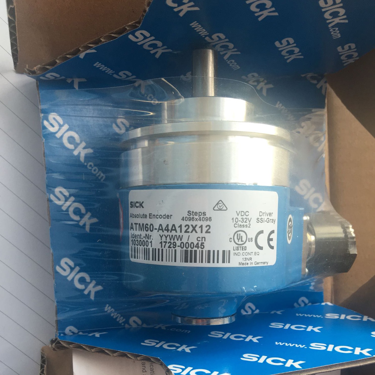1 piece new sick ABSOLUTE ENCODER ATM60-A4A12X12 Free ship