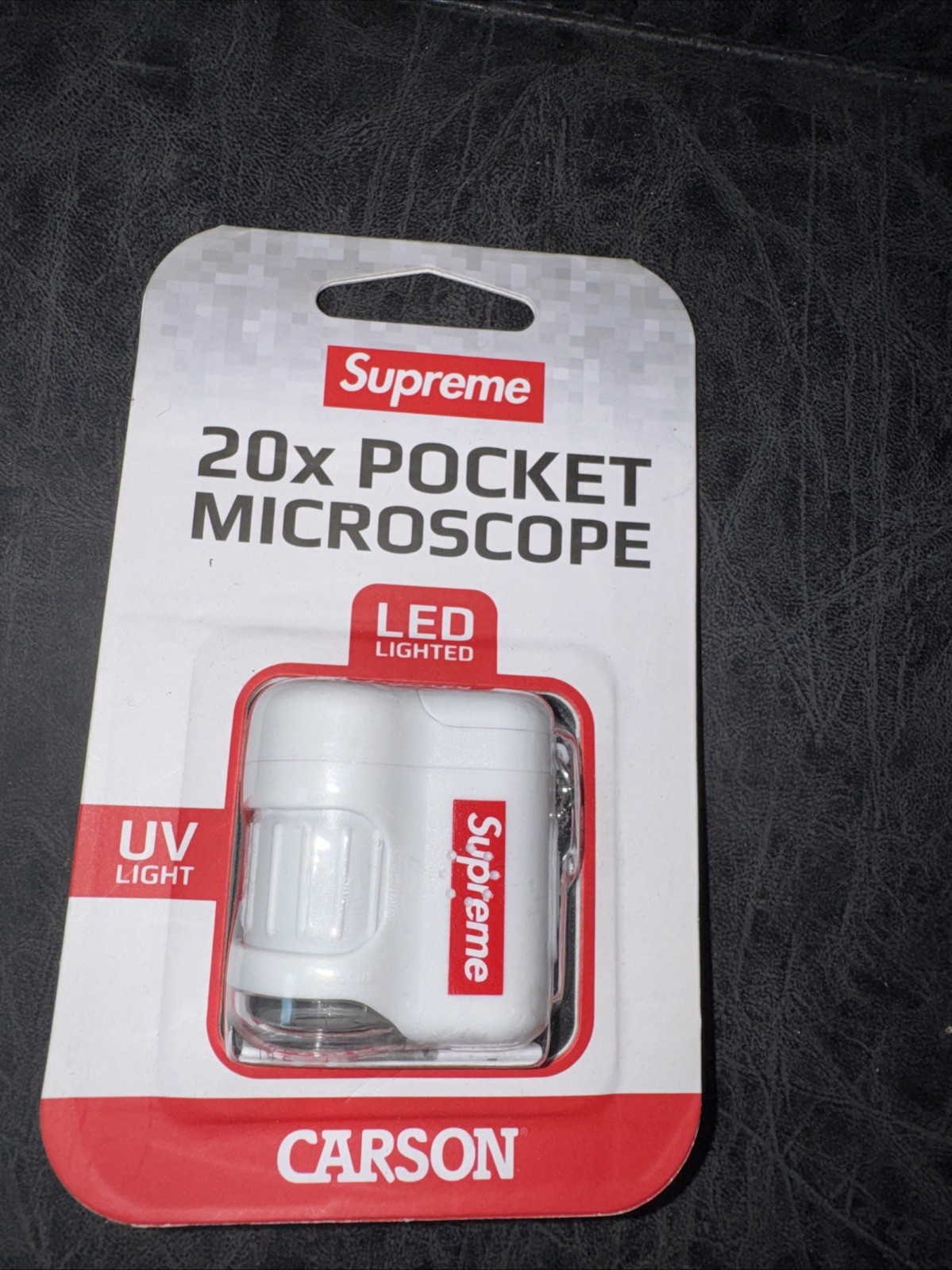 SUPREME CARSON POCKET MICROSCOPE 20X ZOOM SS23 SEALED🔥🔥BRAND NEW🔥🔥