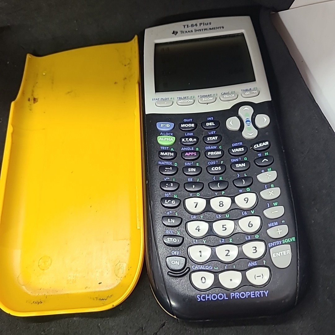 TI-84 Plus Graphing Calculator w/ Cover - Tested & Working #5