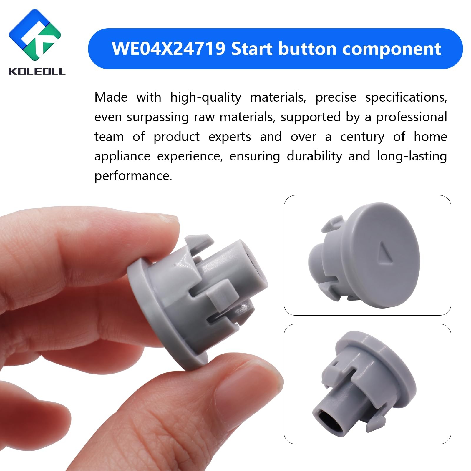 WE04X24719 Start Button Assembly Compatible with Hotpoint GE