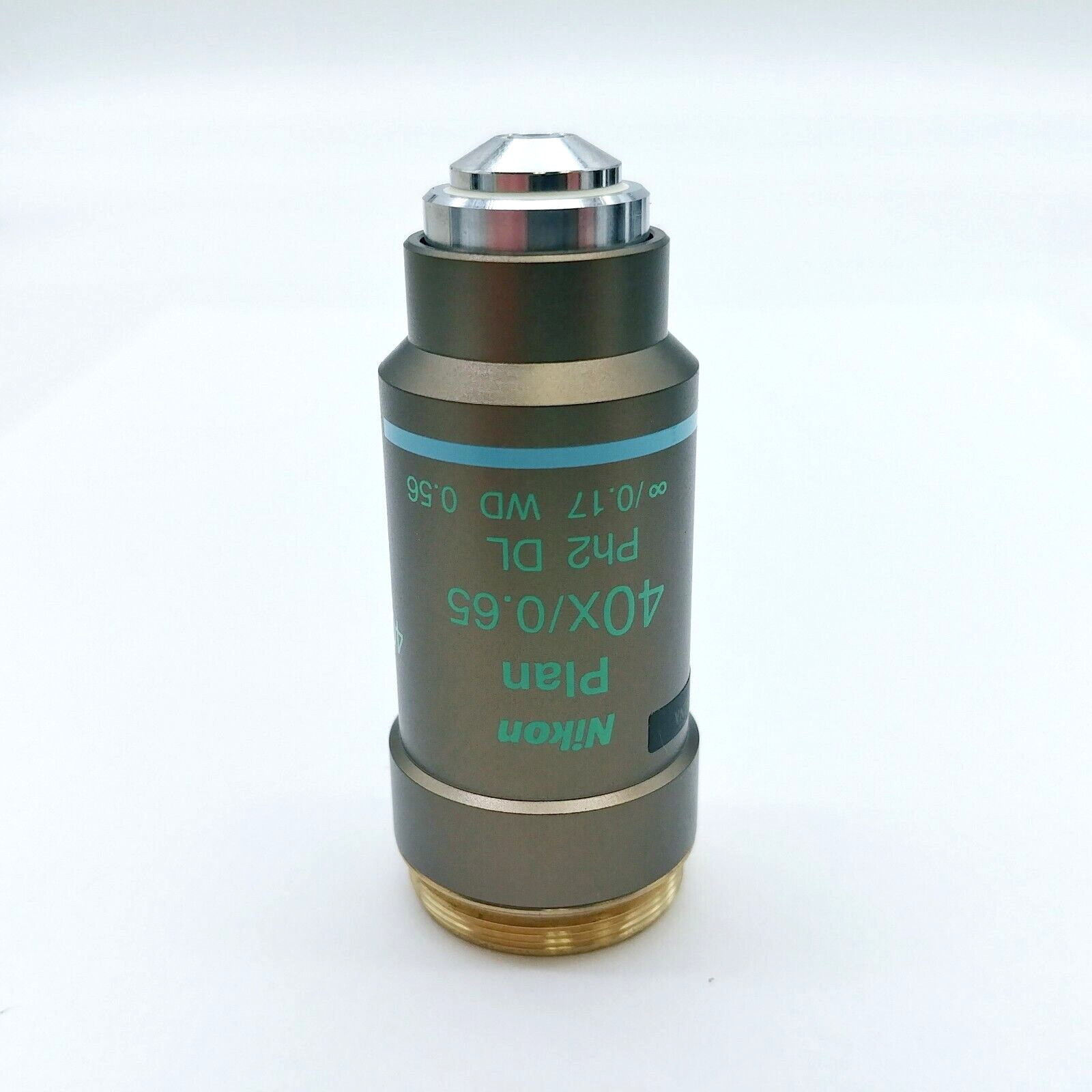 Nikon Microscope Objective Plan 40x Ph2 Phase Contrast for Eclipse Series