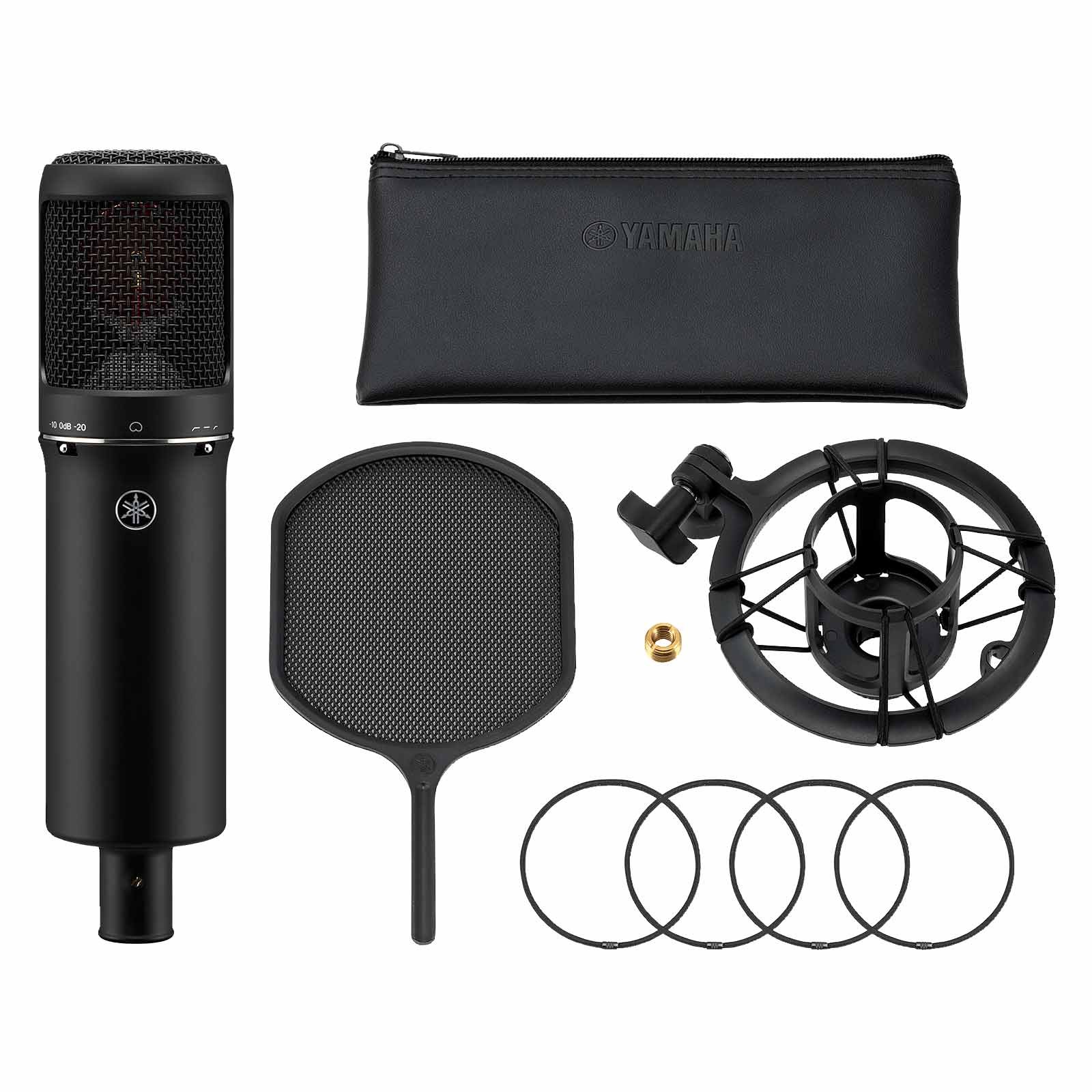 Yamaha Pro Audio YCM705 B Black Condenser Vocal Microphone