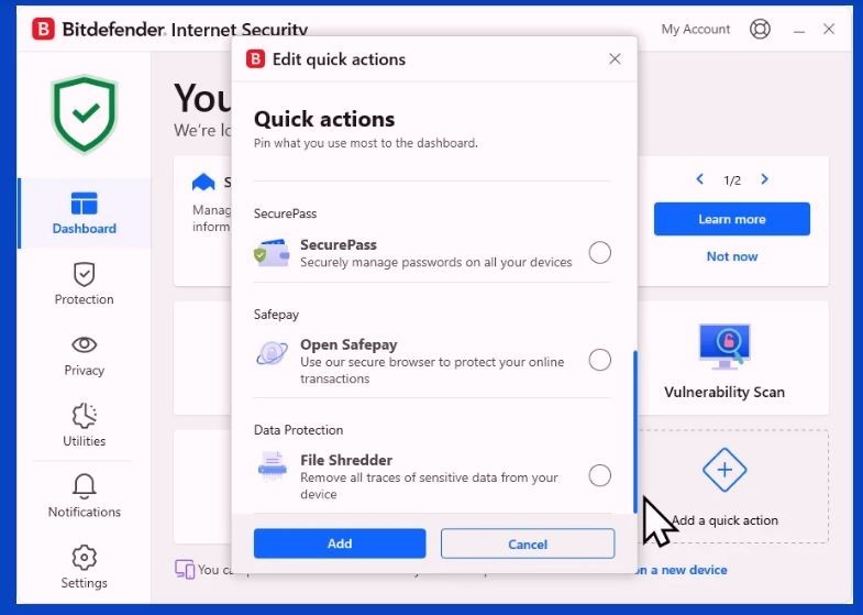 Bitdefender Internet Security - 3 Years 10 Windows Devices / Daily VPN