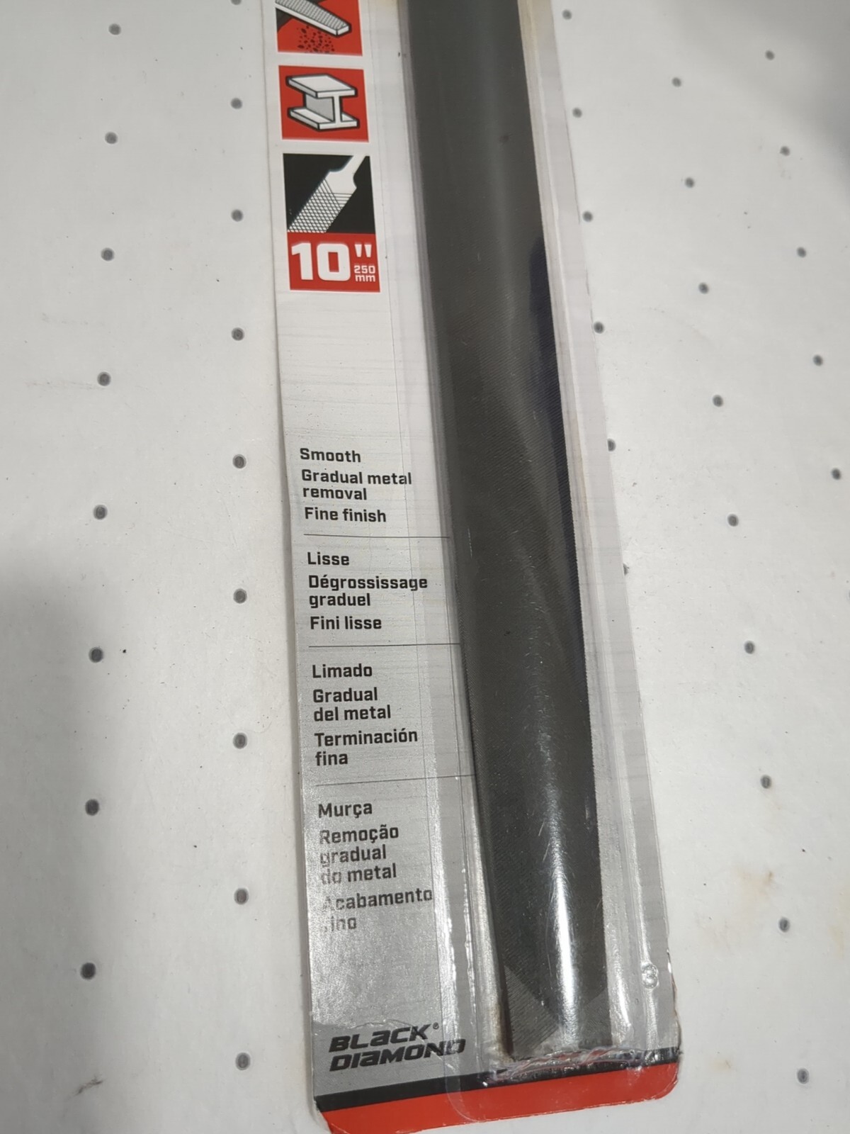 NICHOLSON American-Pattern File: 10" Long, Flat, Double 03732NN