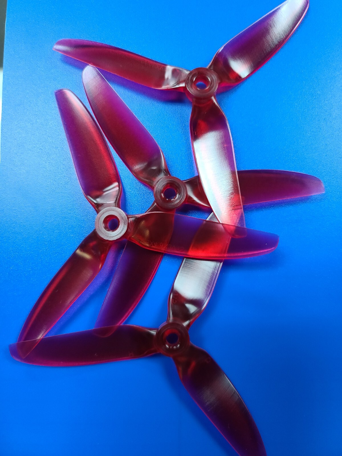 HQProp Durable Red 3 Blade Propellers 5x4.8x3V1S