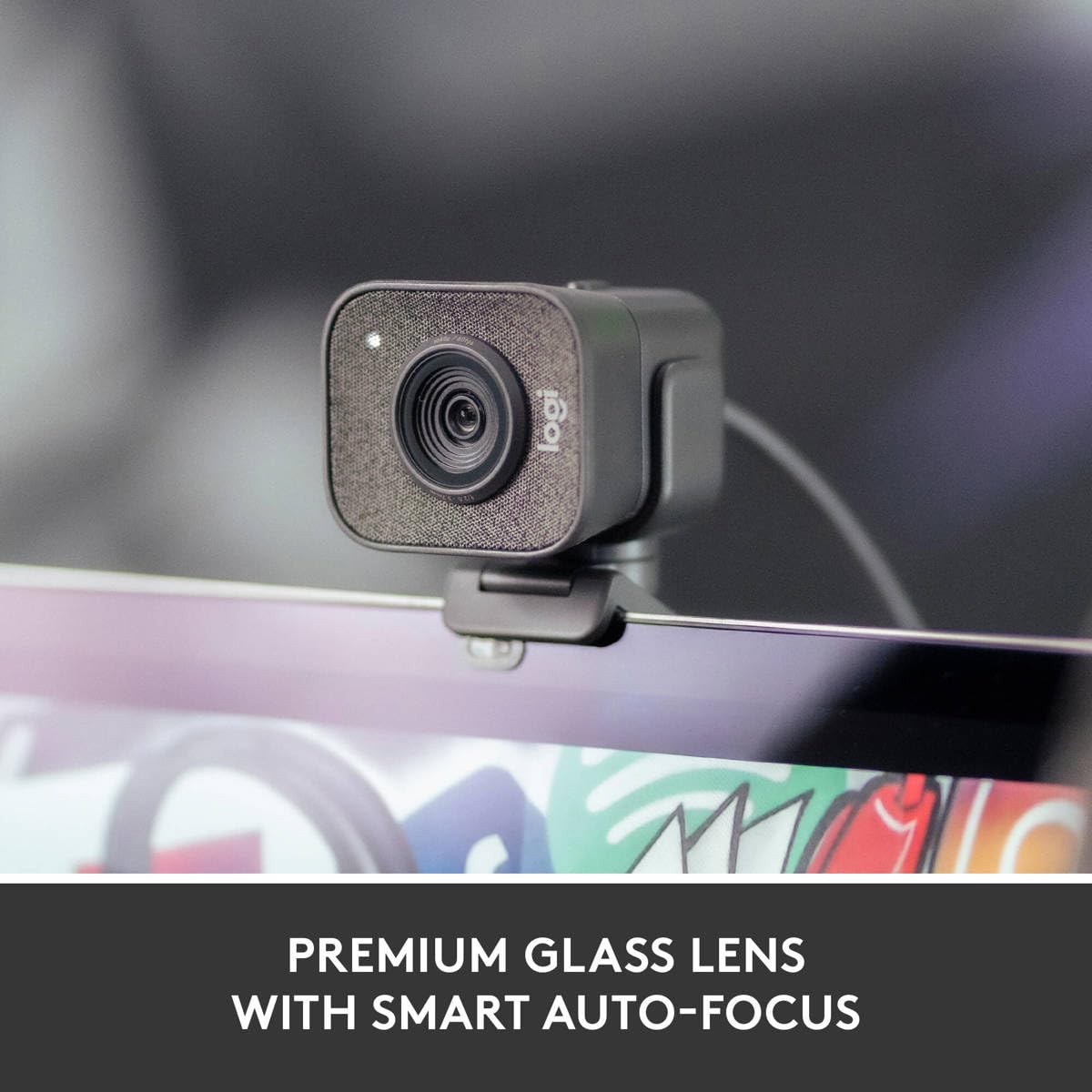 Logitech StreamCam Plus Full HD 1080p USB C Webcam Graphite