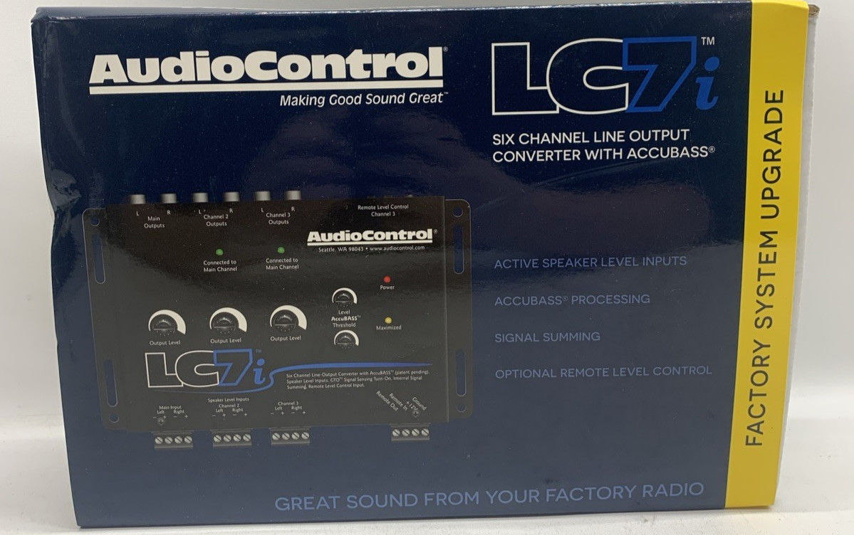 Audio Control LC7i 6 Channel Line Output Converter with AccuBASS Technology