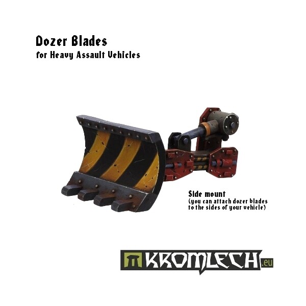 Kromlech Side Mounted Dozer Blades Brand New KRVB010