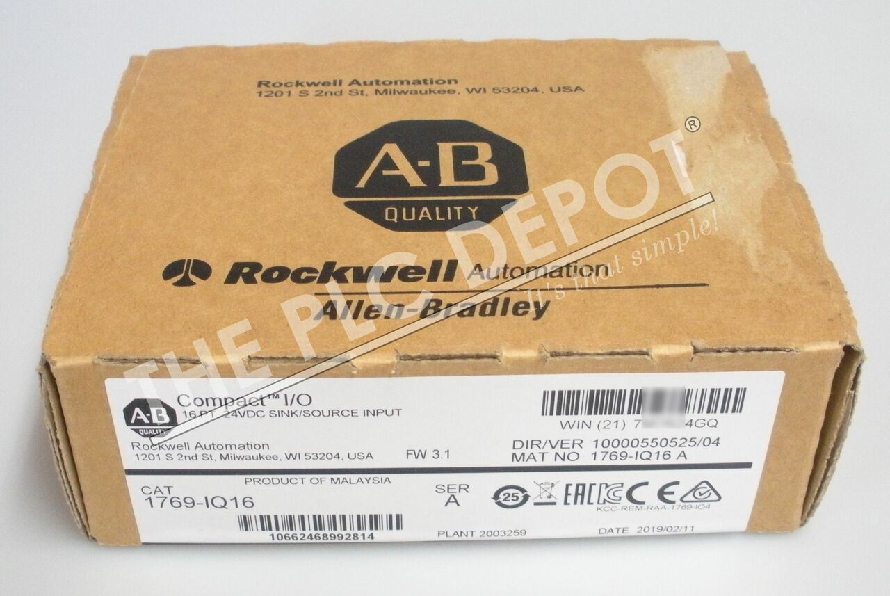 NEW Sealed Allen Bradley 1769-IQ16 CompactLogix Input Module 16-Point 24VDC *QTY