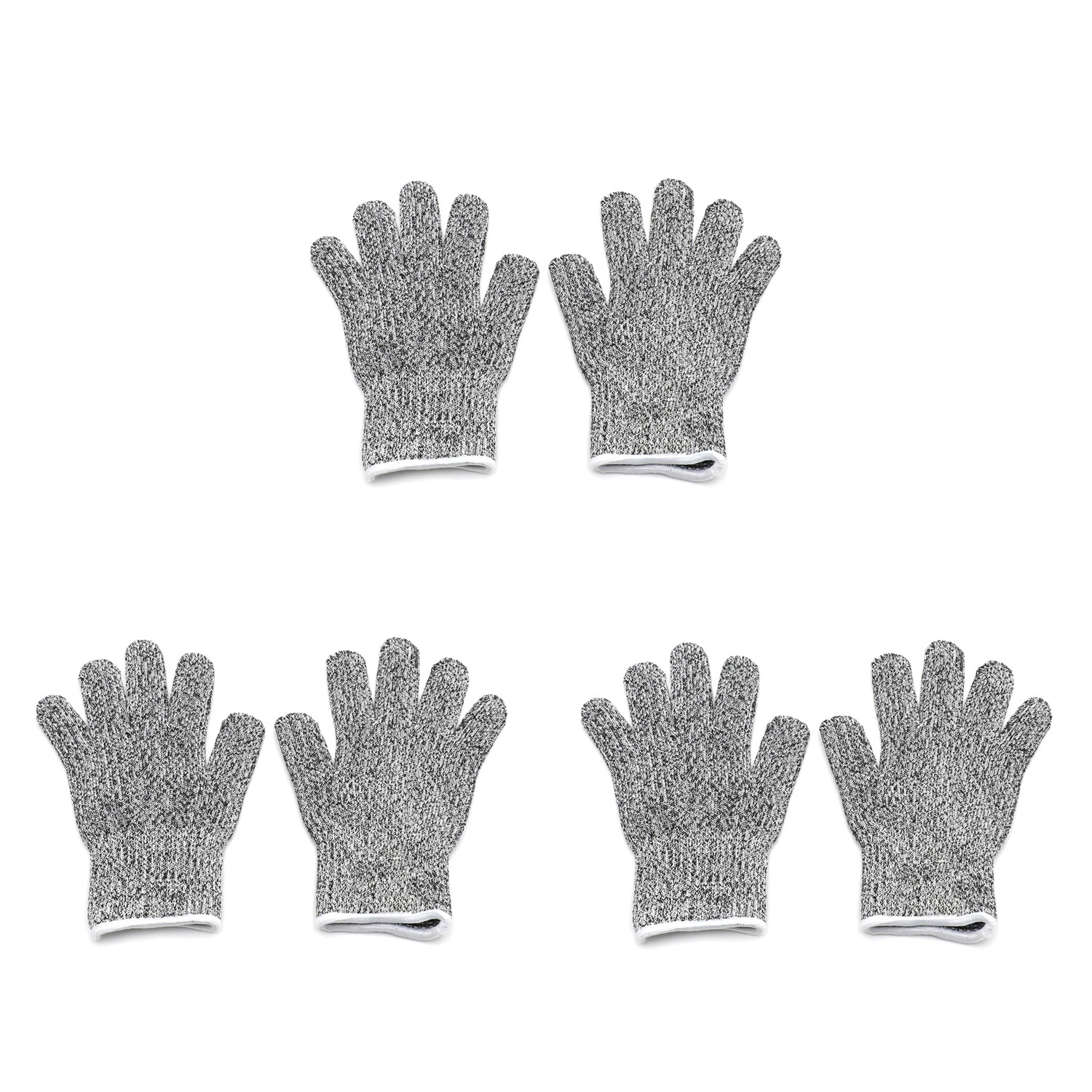 3Pair XS 8-12yr Kid Cut Resistant Gloves High Performance Level 5 Protection Foo