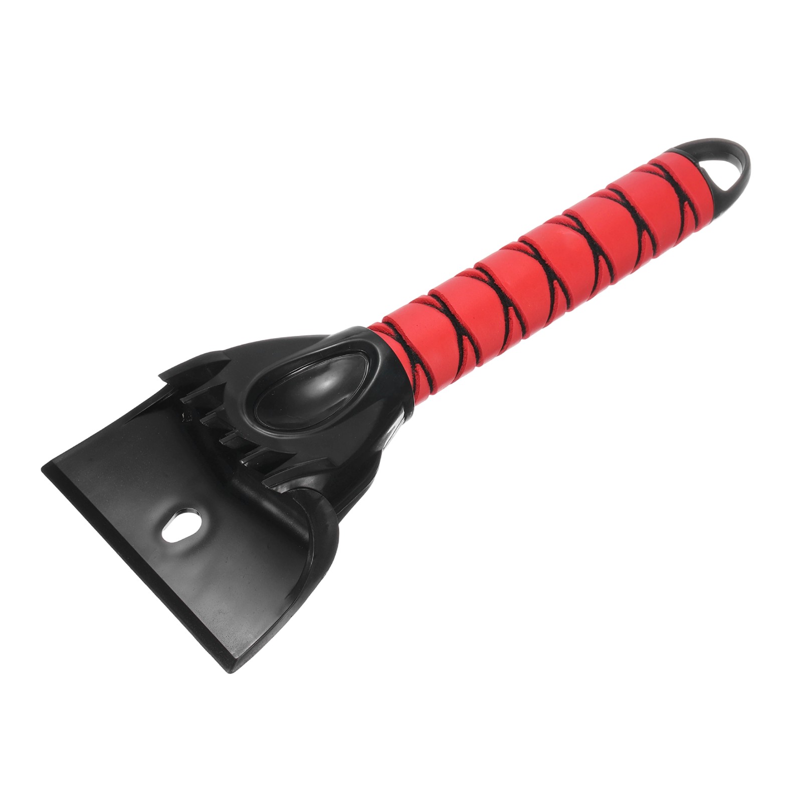 Car ice scraper 30x10 cm, defrost tool, red