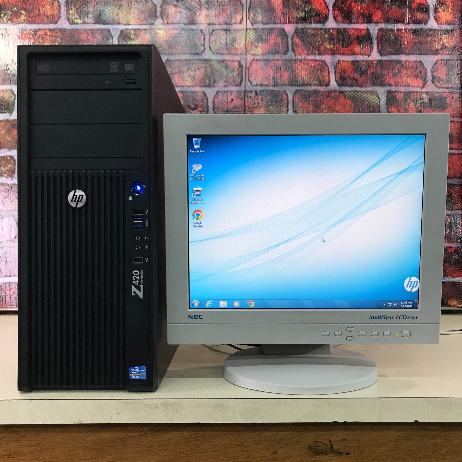 HP Z420 Workstation PC Xeon E5-1660 3.30GHz 8GB RAM 500GB HDD (Windows 7 Pro)