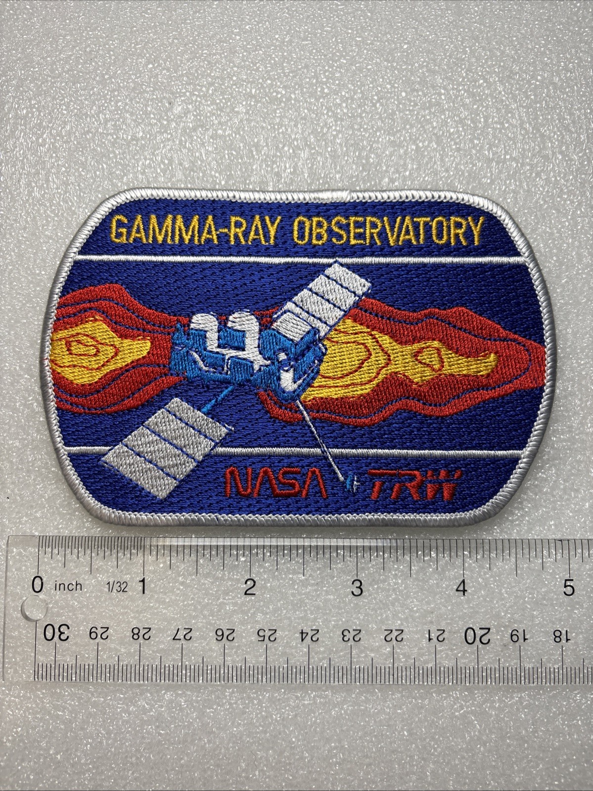 NASA & TRW Compton Gamma-Ray Observatory (GRO) contractor mission patch