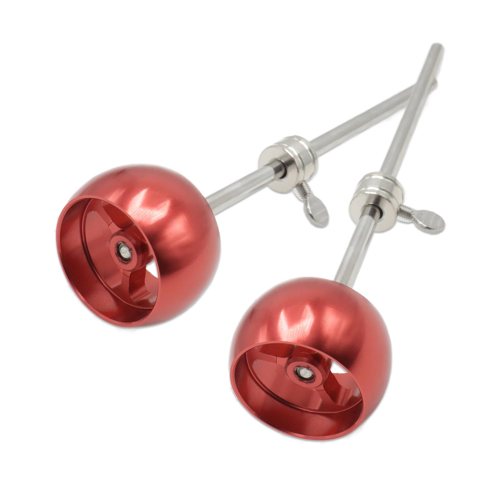 Aluminum Alloy Bass Drum Pedal Beater - 19.5cm Length, Sturdy Round Hammer He...