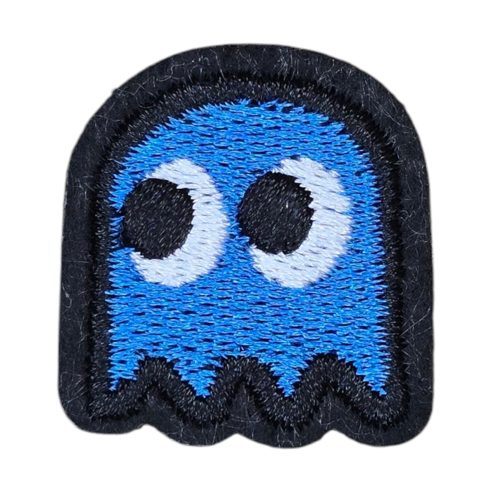 PAC MAN BLUE GHOST BLINKY PACMAN VIDEO GAME TACTICAL HOOK PATCH 1 X 1 INCH