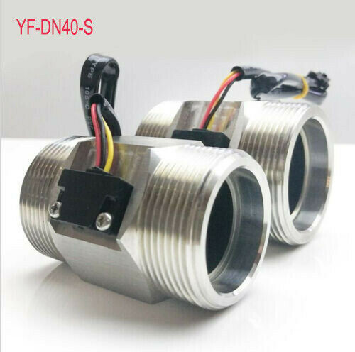 1.5" Hall Turbine Liquid Flow Sensor Flowmeter SS304 Large Diameter YF-DN40-S